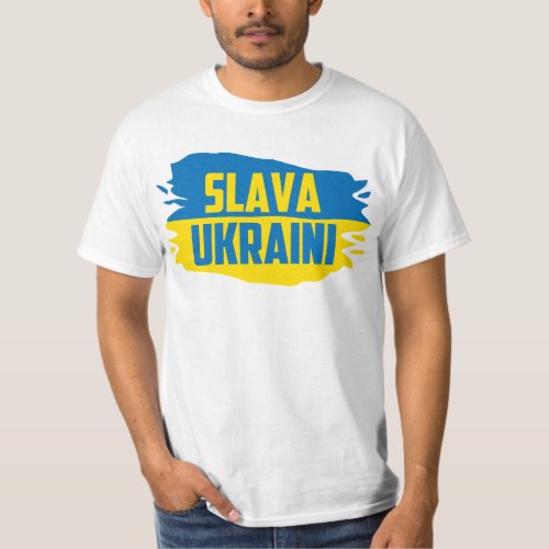 Slava Ukraini Glory to Ukraine T_Shirt