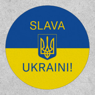 Slava Ukraini glory Ukraine war peace symbol patri Patch