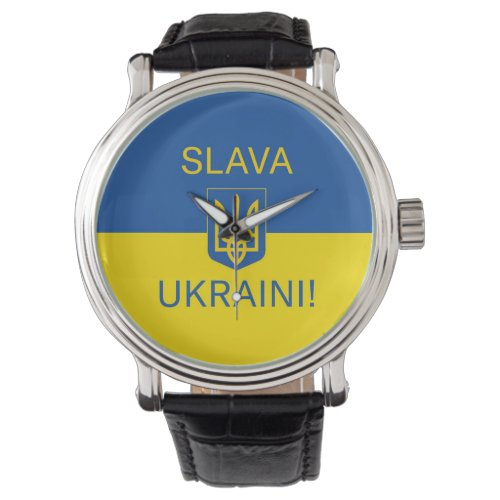 Slava Ukraini glory Ukraine war peace symbol patri Watch