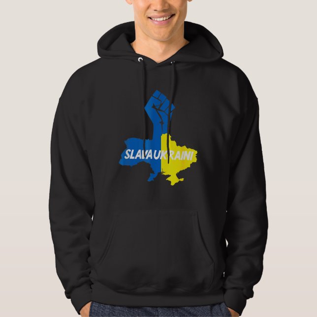 Slava Ukraini Solidarity Hoodie (Front)