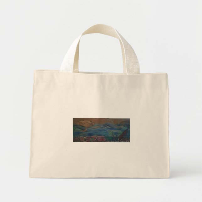 slave trade mini tote bag (Front)