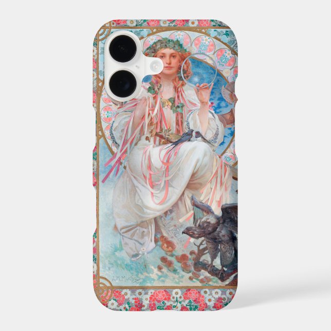 Slavia, Mucha Case-Mate iPhone Case (Back)