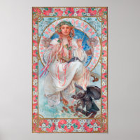 Slavia, Mucha Poster