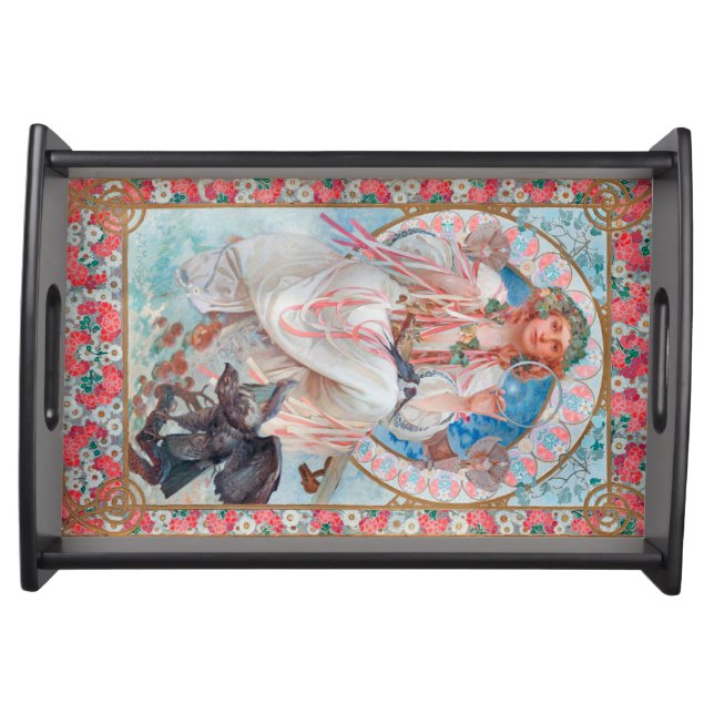 Slavia, Mucha Serving Tray (Front)