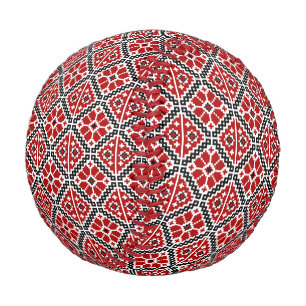 Slavic Ethnic Embroidery, Balkan Traditional Baseball