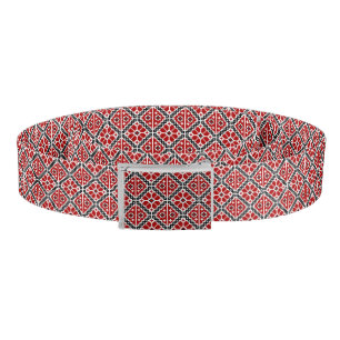 Slavic Ethnic Embroidery, Balkan Traditional Belt