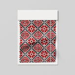 Slavic Ethnic Embroidery, Balkan Traditional Fabric