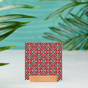Slavic Ethnic Embroidery, Balkan Traditional Holder