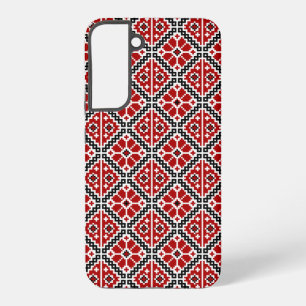 Slavic Ethnic Embroidery, Balkan Traditional Samsung Galaxy S22+ Case