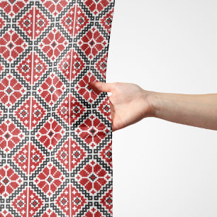 Slavic Ethnic Embroidery, Balkan Traditional Scarf
