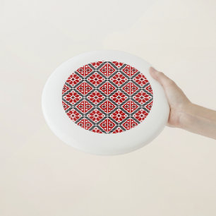 Slavic Ethnic Embroidery, Balkan Traditional Wham-O Frisbee