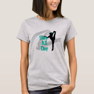 Slay all day cheer shirt