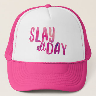 Slay All Day Trucker Hat