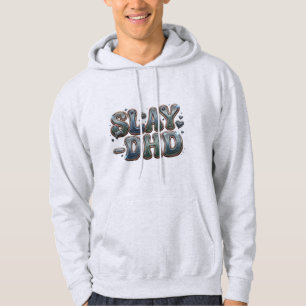 Slay-DHD ADHD Neurodivergent Graphic Tech Gamer Hoodie