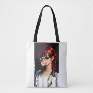 SLAY IT! – Bubble-gum Rebel Collection Tote Bag