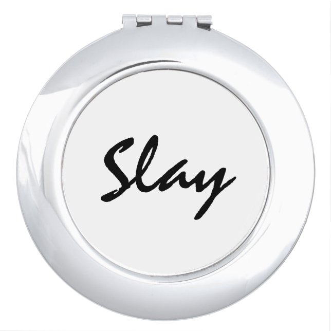 Slay Modern Trendy  Compact Mirror (Front)