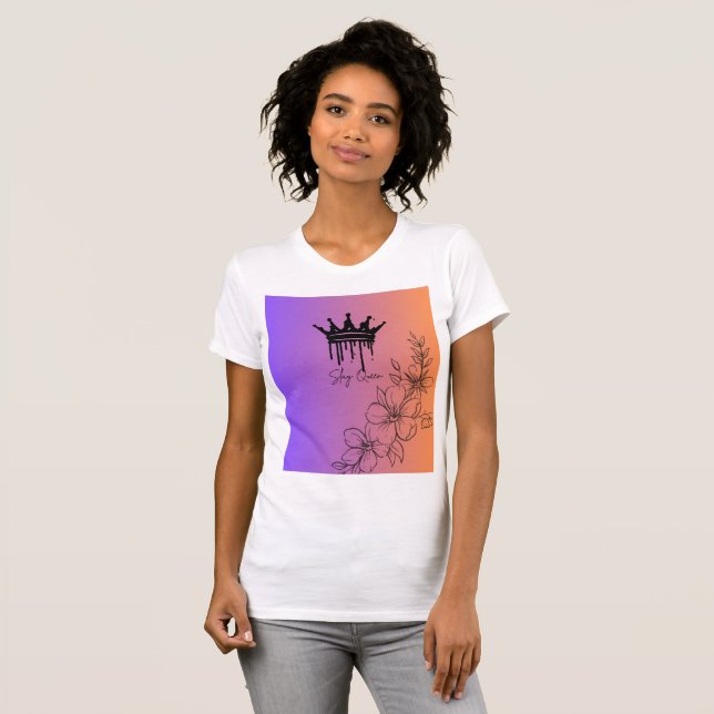 Slay Queen T-Shirt for Women –Empowered & Stylish (Front Full)