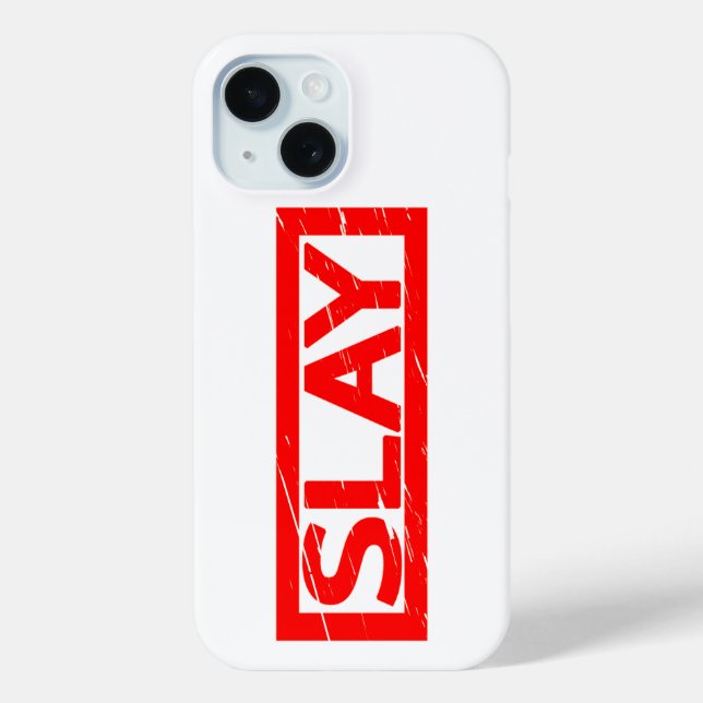 Slay Stamp Case-Mate iPhone Case (Back)