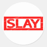 Slay Stamp Classic Round Sticker