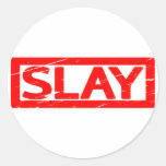 Slay Stamp Classic Round Sticker