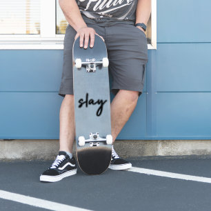 Slay Trendy Stylish Modern Minimalist Skateboard Sticker