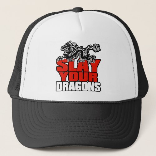 Slay your dragons Gift for Jordan B Peterson fan Trucker Hat