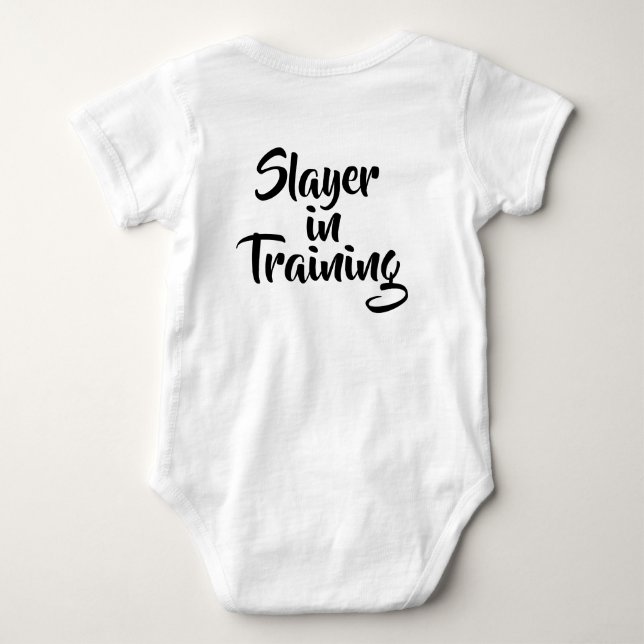 Slayer Baby Baby Bodysuit (Back)