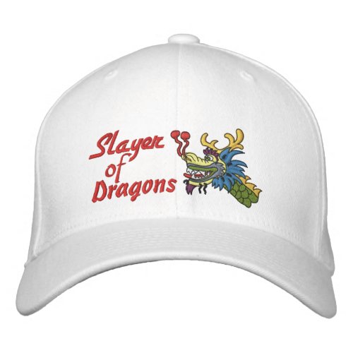 Slayer of Dragons Embroidered Baseball Hat