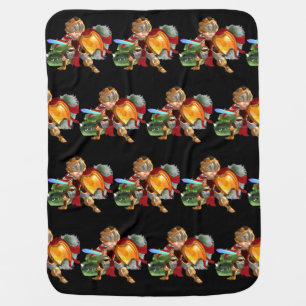 Slaying Dragons Baby Blanket