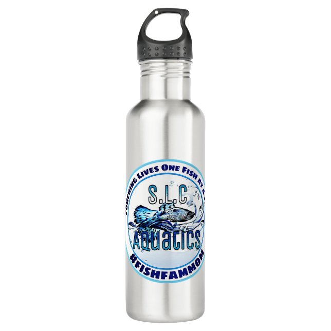 slc aquatics stainless steel water bottle (Front)
