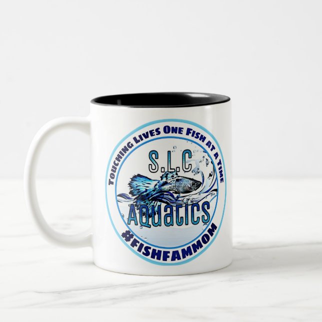 slc aquatics Two-Tone coffee mug (Left)