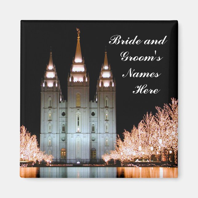 SLC TempleMagnet-Customizable Magnet (Front)