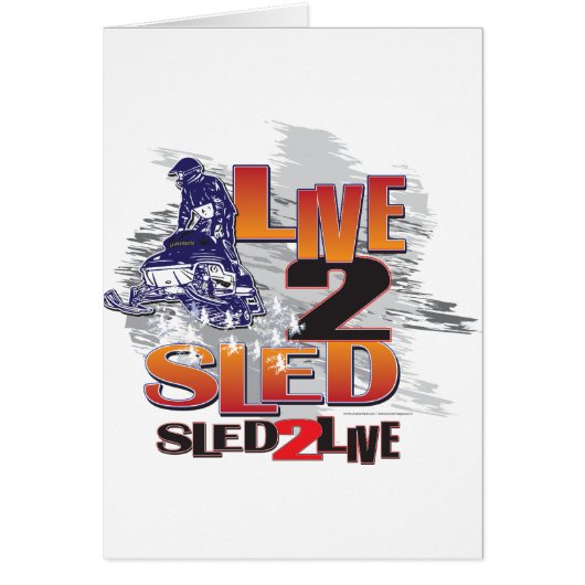 Sled 2 Live Live 2 Sled Cards (Front)