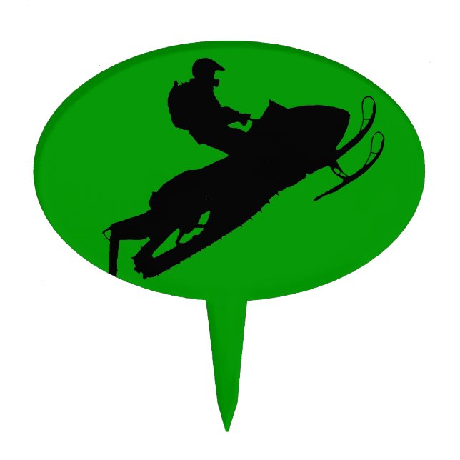 Sled Cake topper (Front)