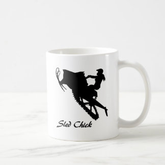 Sled Chick Coffee Mug