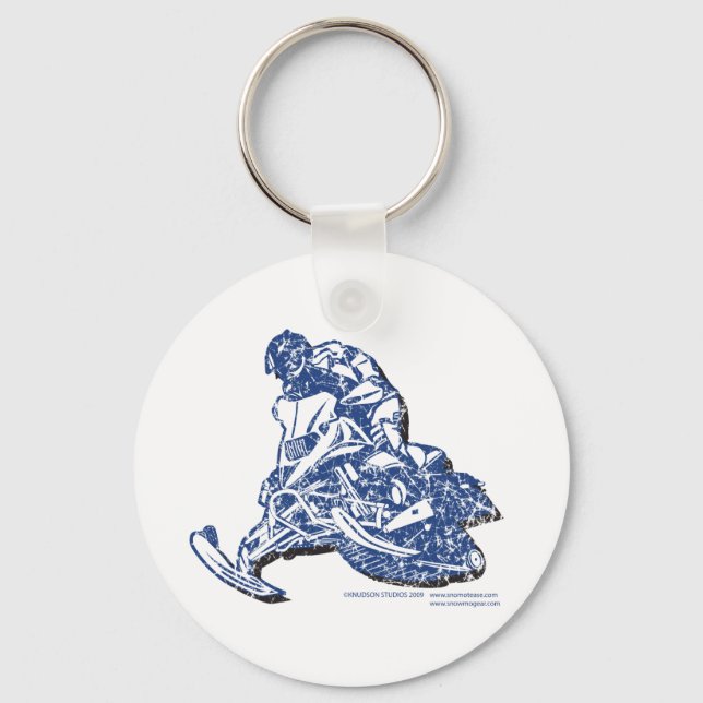 SLEDDER-1-dit Keychain (Front)