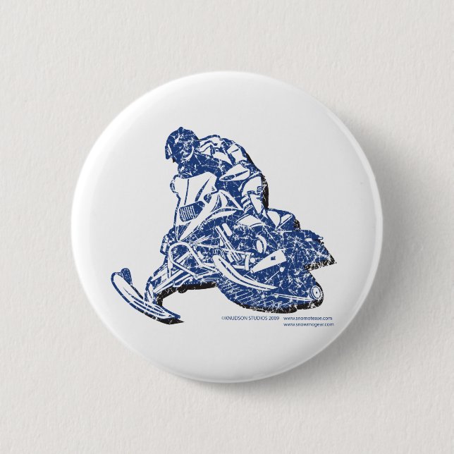 SLEDDER-1-dit Pinback Button (Front)