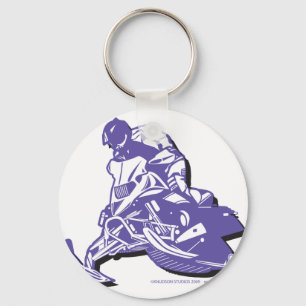 SLEDDER-Purp Keychain