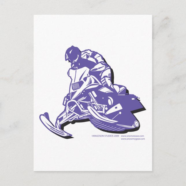 SLEDDER-Purp Postcard (Front)