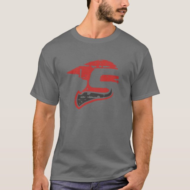 Sledders.com Dark Grey Icon T-shirt (Front)