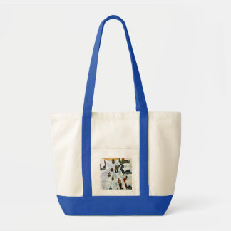 Sledding and Digging Out Tote Bag