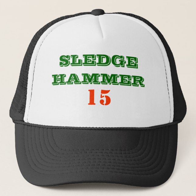 SLEDGEHAMMER, 15 TRUCKER HAT (Front)