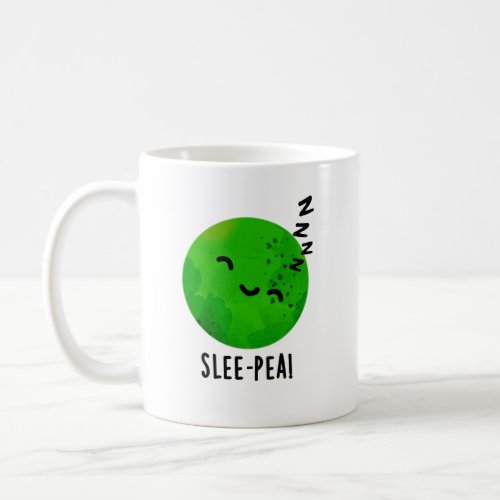 Slee_pea Funny Sleeping Pea Pun Coffee Mug
