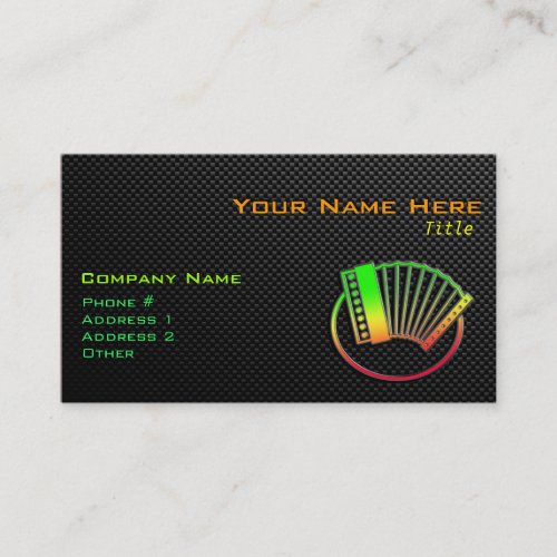 Sleek Accordion Business Cards