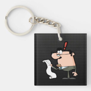 Sleek Accountant Keychain