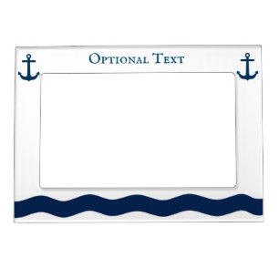 Sleek Anchor Nautical Custom Magnetic Frame