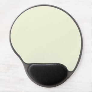 Sleek and Stylish - Calming Beige Solid Background Gel Mouse Pad