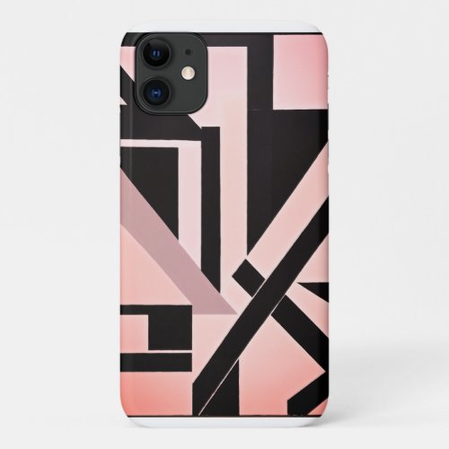 Sleek and Stylish Geometric Print iPhone 11 Case