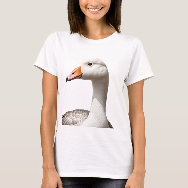sleek and stylish illustration of a goose T-Shirt (Front)