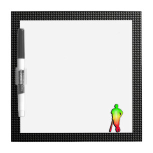 Sleek Baseball Dry-Erase Board